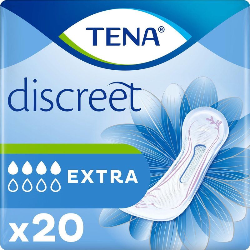 Tena Lady Discreet Inkontinenz Einlagen extra 20 St Binden