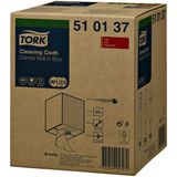 Reinigingsdoek tork w1 herbr. 400vel wit 510137 | Rol a 400 vel