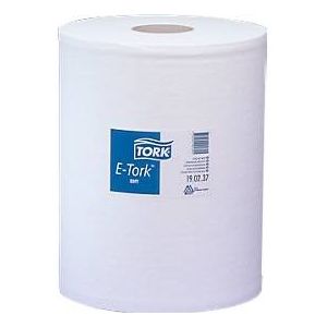 Reiningingsdoek Tork W1 herbruikbaar nonwoven 400 vel wit 510137
