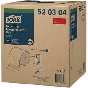 Tork non woven industrial cloth (361 mtr / 42 cm breed) - Grijs