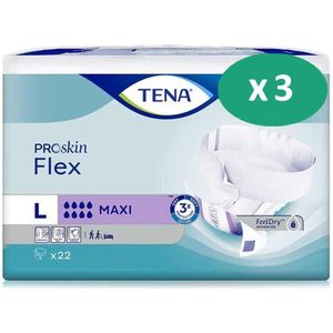 Tena Flex Maxi Large - Karton van 66 Incontinentieslips met gordel