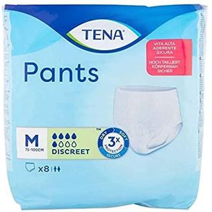 Tena Pants Discreet Medium voor gemiddelde blaaszwakte, 8 Stuk