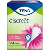 TENA - Discreet Mini Magic - Inlegkruisjes - Voordeelverpakking - 6 x 34ST