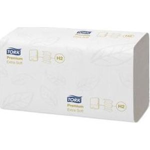Tork - Xpress Premium Handdoek - Wit - 2-laags - 600297 - 7 Packs van 100