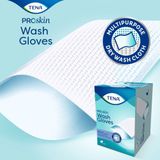 6x TENA Proskin Wash Gloves Plastic Binnenkant 175 stuks