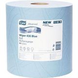 Tork Adv Wiper W1 papier 2-laags blauw 37cm x 340 meter - Pak 1 rol