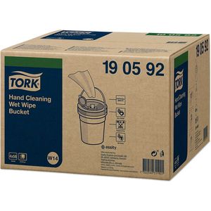 Reinigingsdoek tork hand cleaning w14 wit 190592 | Omdoos a 4 bus x 58 vel | 4 stuks