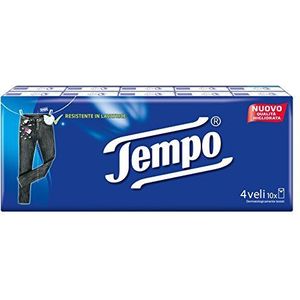 Zakdoeken tijd in katoen – 1 verpakking, 15 stuks