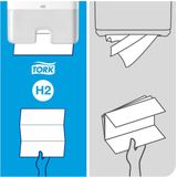 Tork - Xpress Multifold Handdoekdispenser - Wit - Polycarbonaat
