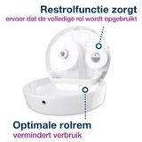 Toiletpapierdispenser Tork Jumbo T1 Wit 554000 - 1 Stuk