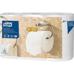 Toiletpapier Tork T4 110405 Premium 4-laags 153vel 42 rollen wit