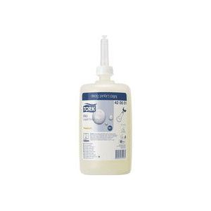 Tork 420501 milde vloeibare zeep Premium voor Tork S1 zeepdispenser / milde handzeep pH-huidneutraal voor zachte en hygiënisch verzorgde handen / 1 x 1000 ml