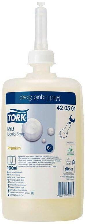 Tork - Premium Zeep - Mild - Vloeibaar - Gecertificeerd EU Ecolabel