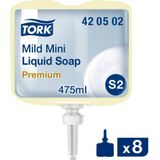 Tork - Premium Mini Vloeibare Zeep - Mild - Doos 8 x 475 Milliliter
