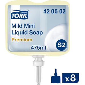 Tork - Premium Mini Vloeibare Zeep - Mild - Doos 8 x 475 Milliliter