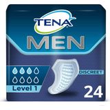 Inlegger Tena Men, Level 1, per 6 x 24 stuks