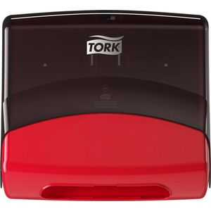 Tork Folded Wiper/Cloth Dispenser Zwart Rood