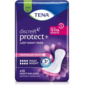 TENA - Discreet Maxi Night - Verbanden - 12 stuks - 10 pakken