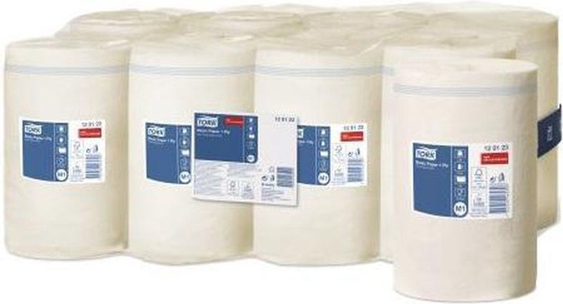 Tork Universal M1 papier 1-laags wit 22cm x 120 meter - Doos 11 rol 120123