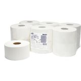 Tork Mini Jumbo Toiletpapier Wit T2, Universal, 1-laags, 12 x 240 m, 110163