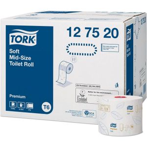 Toiletpapier tork mid-size t6 premium 2lgs 127520 | Pak a 27 rol