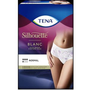 TENA - Silhouette Normal Low Waist - Wit - 12 stuks