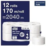 Tork - Mini Jumbo - Toiletpapier - 2-Laags - 787 Vellen per Rol