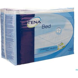 Tena Bed Plus 80 x 180 cm (met instopstroken) - 1 pak van 20 stuks