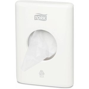 Hygiënische Zakdispenser - Wit - Inclusief Bevestigingsschroeven