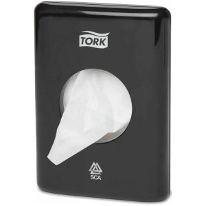 Tork Dispenser damesverbandzakjes zwart 36x140x100 mm per stuk (566008)