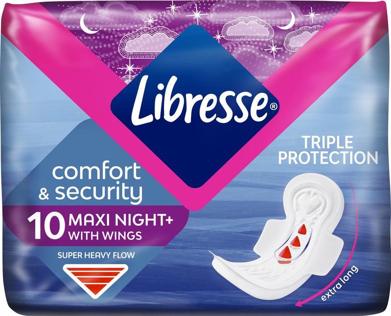 Libresse Maxi Goodnight - 6 verpakkingen