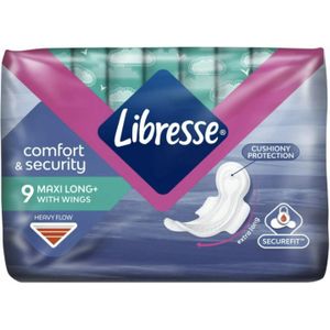 Libresse Maxi Lange Vleugel 9 st