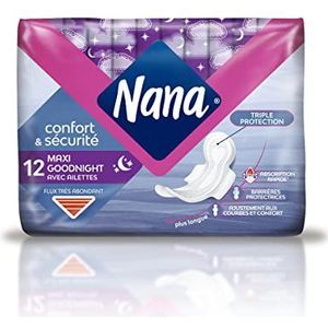 Nana Maxi Goodnight - Maandverband - 12 Stuks - Voor Nacht Met Vleugels