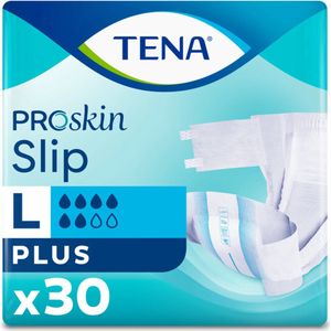 TENA Slip Plus - Incontinentiemateriaal - Wit - Absorptievermogen 1539 ml