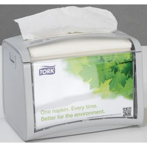 TORK Serviettenspender Xpressnap® N4 275 Tücher hellgrau