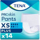TENA ProSkin Pants Plus XS - Incontinentiebroekjes - 14 stuks - omtrek taille 50 cm tot 70 cm