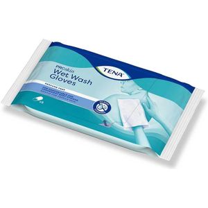 TENA Proskin Wet Wash Gloves Geurloos, 8 stuks (1158)