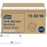 TORK 150299 Xpress Multifold Universal Papieren Handdoeken (l X B) 23.4 cm X 21.3 cm Wit 20 X 237 Vellen/Pak 4740 Stuk(