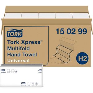 TORK 150299 Xpress Multifold Universal Papieren handdoeken (l x b) 23.4 cm x 21.3 cm Wit 20 x 237 vellen/pak 4740 stuk(