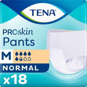 TENA ProSkin Pants Normal M - Incontinentiebroekjes - 18 stuks - omtrek taille 80 cm tot 110 cm