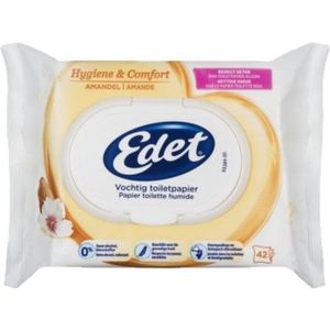 Edet vochtig toiletpapier Rich Almond (42 doekjes)