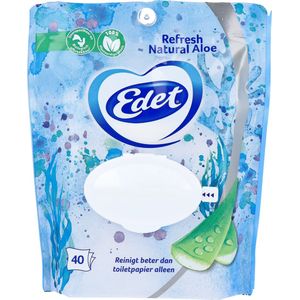 Edet Vochtig Toiletpapier Gentle Aloe 40 Stuks