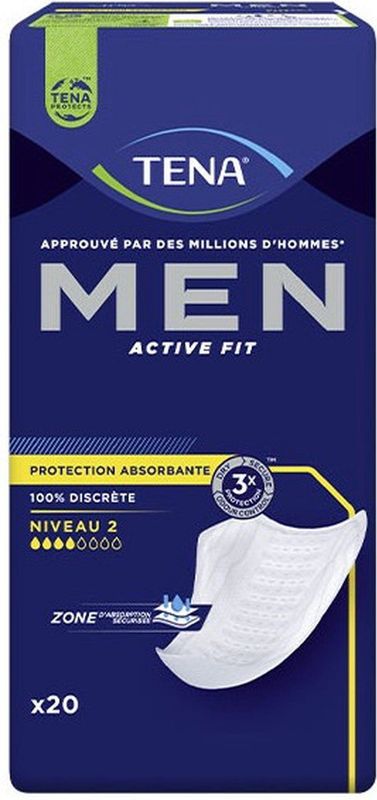 Tena Men Absorbent Protector Level 2 - 6 x 20 Stuks