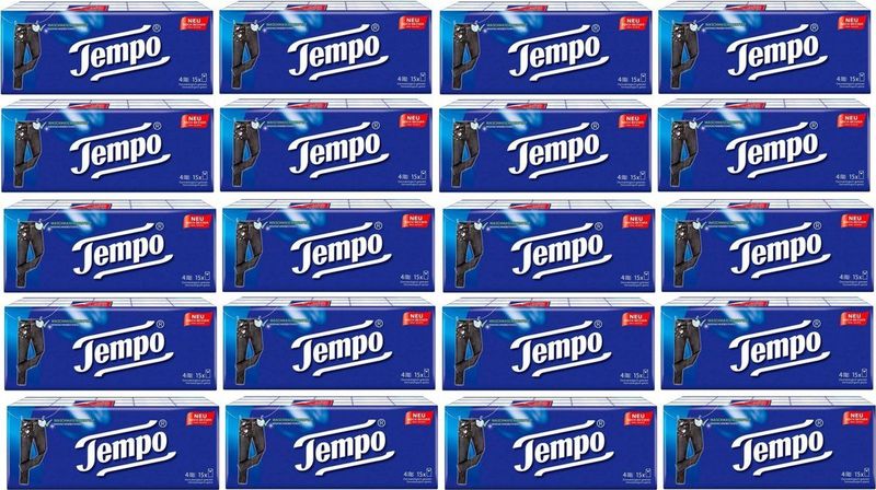 Tempo - Zakdoeken - Wit - 15 Pakjes van 10