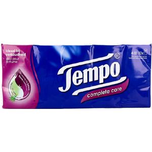 Tempo - Complete Care - Zakdoekjes - Eucalyptus - 4-laags