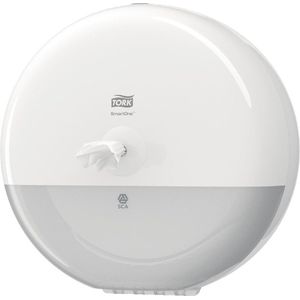 Tork SmartOne® toiletpapierdispenser T8, wit, grote capaciteit, Elevation assortiment, 68000