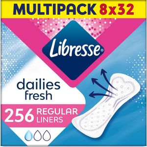 Libresse - Normal - Inlegkruisjes - 8 x 32 stuks