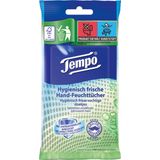 Tempo Handreinigungstücher Hygienisch frisch 1-lagig weiß, 10 Tücher