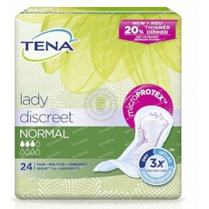 TENA - Discreet Normal - Maandverband - 24 Stuks - 10 Pakketten