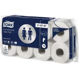 Toiletpapier traditioneel Tork 110767 2-laags | 8 rollen | Geschikt voor Tork T4 dispenser